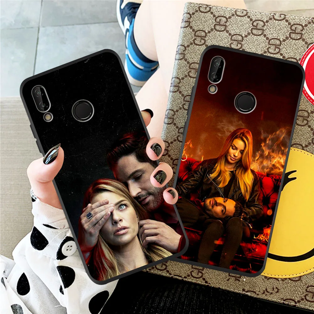 2020 American TV Lucifer phone Case black cover For Huawei P40 Lite Pro P20 P30 P8 P10 Mate 20 30 | Мобильные телефоны и