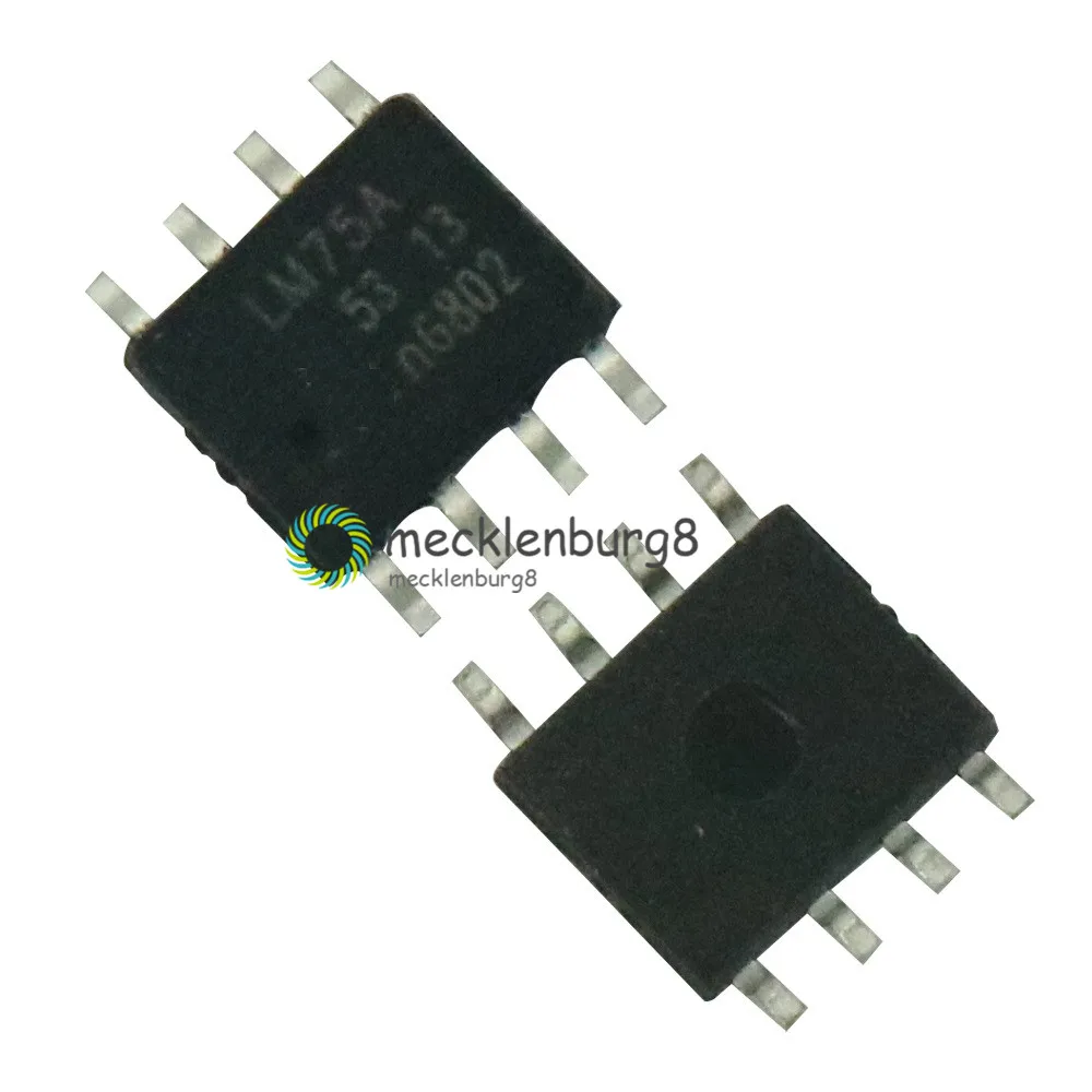 2 шт. LM75 LM75AD LM75A лапками углублением SOP 8 I2C цифровой Температура Сенсор IC|Запасные