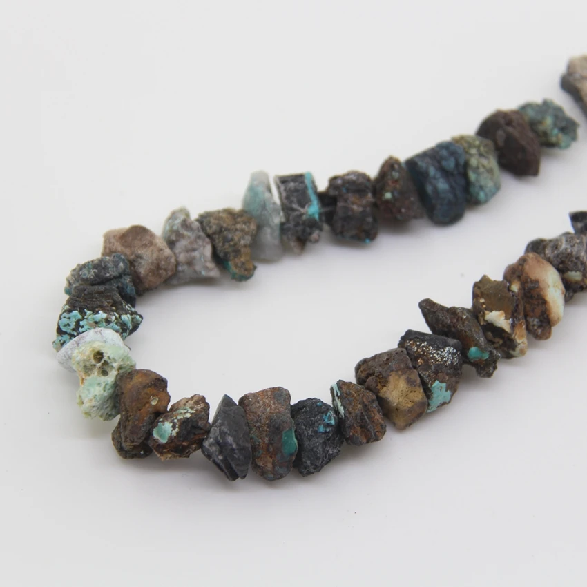 Natural TurquoisesTumbled Nugget Beads,Rough Quartz Cut Nugget Chips, for Pendant Necklaces Bracelet Earring Ring Jewelry Making