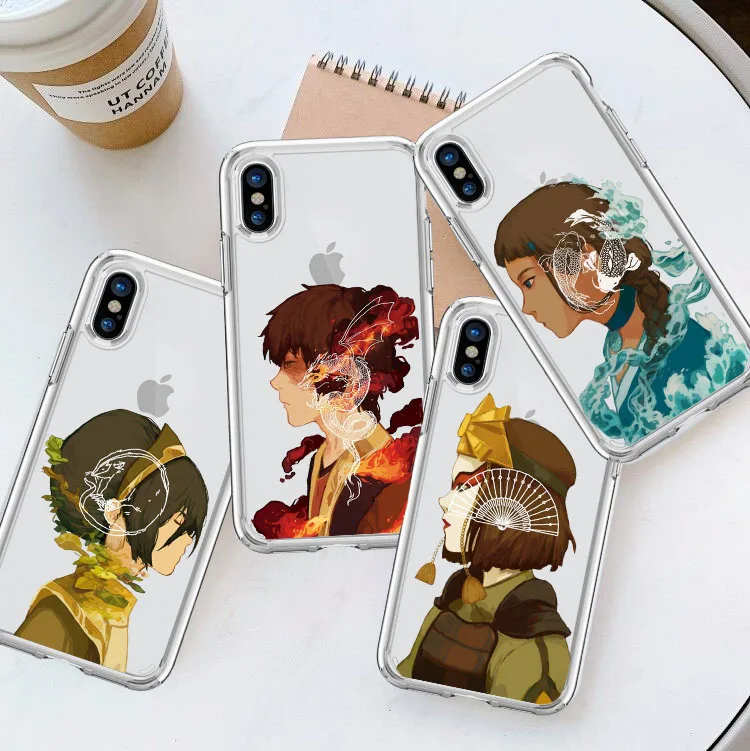 Avatar the Last Airbender clear phone case For iphone 6/6s 6Plus/6SPlus 7 / 8 7Plus/8Plus X XS XR XSMax 11pro | Мобильные телефоны