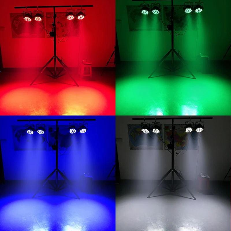 Корпус из алюминиевого сплава 18x18 Вт RGBWA + UV 6in1 Dj освещение DMX512 Lmpermeable IP20 KTV диско DJ