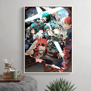 

Japan Anime Boku No Hero Academia Canvas Painting Posters And Prints Modern Wall Art Picture for Living Room Home Decor Cuadros