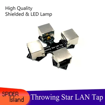 

Throwing Star LAN Tap Shield LED Network 100% Original Replica Packet Capture Mod Monitoring Ethernet Communication Analysis