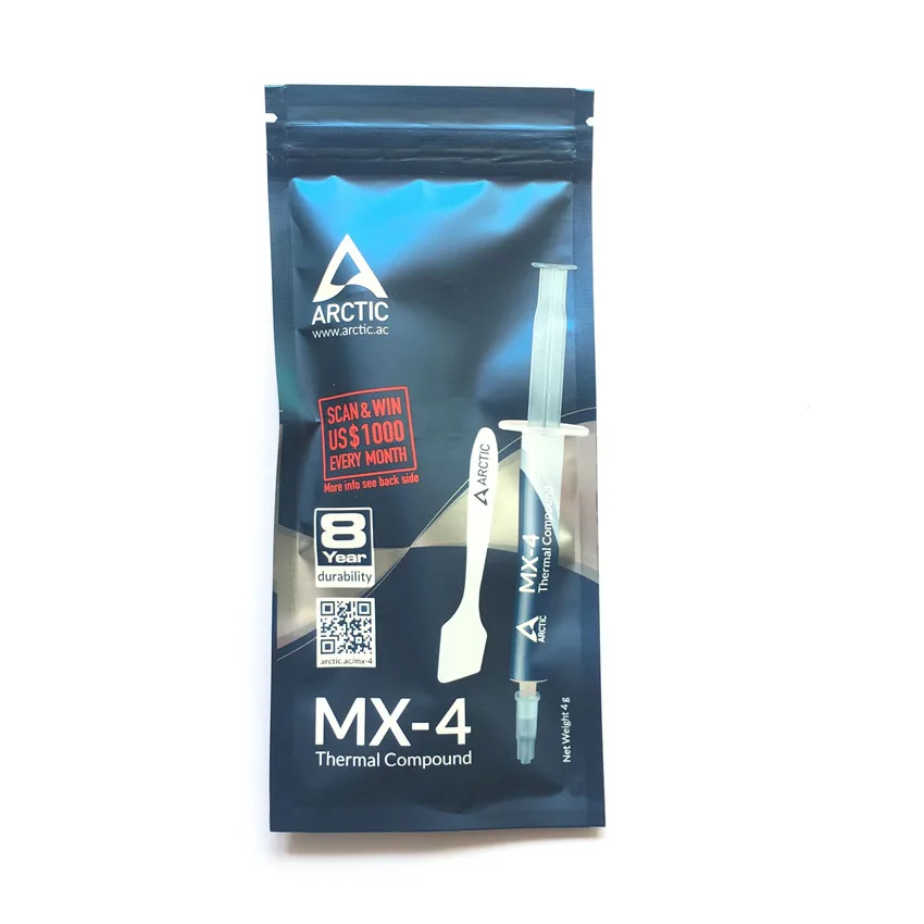 ARCTIC MX 4 4g AMD Intel процессор процессорный кулер охлаждающий вентилятор Термопаста VGA