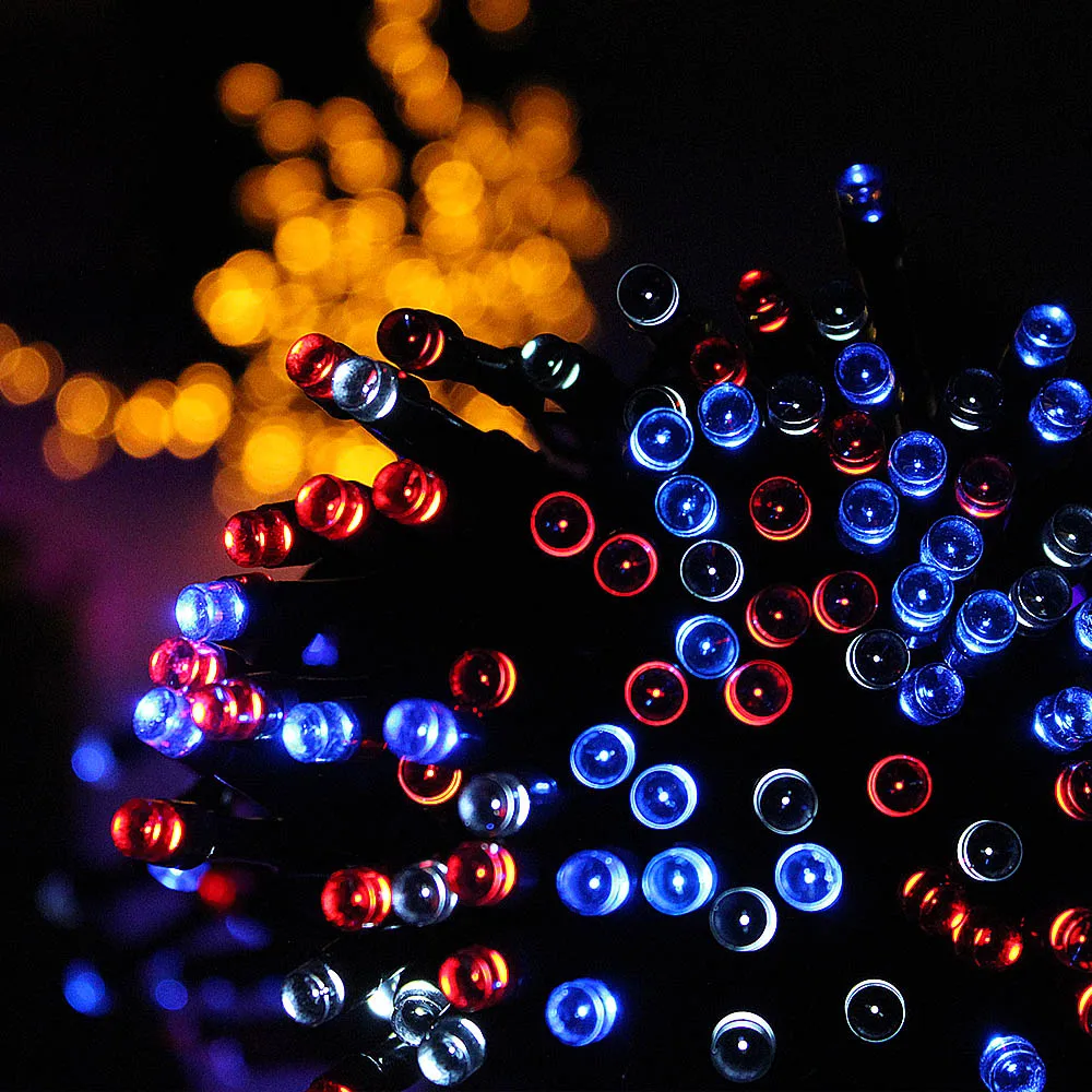 22M Solar Powered Lamp 200 Led String Fairy Lights Solar Light Outdoors for Garden Decoration Party Christmas Garland Waterproof (26)