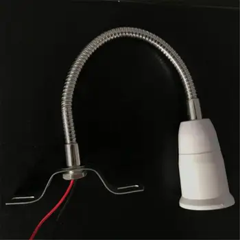

E27 reptile lamp with bulb lamp holder, Gooseneck adjustable lamp for Tortoises Lizards Turtle Pet Light