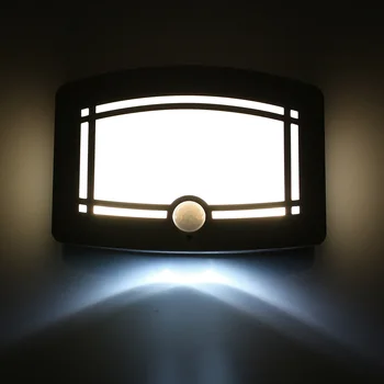 

LED Aluminum Case Wireless Stick Motion Sensor Activated Battery Operated Wall Sconce Spot Lights Hallway Night Light
