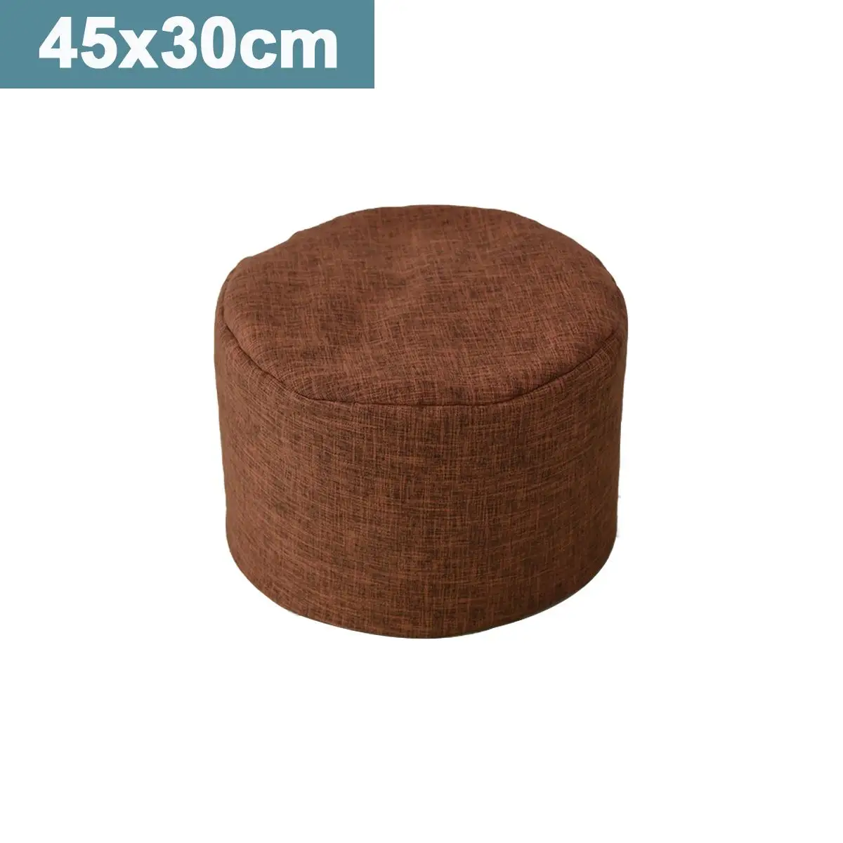 lazy sofa Waterproof Stuffed Animal Storage Toy Bean Bag Solid Color Oxford Chair Cover Large Beanbag(filling is not included)