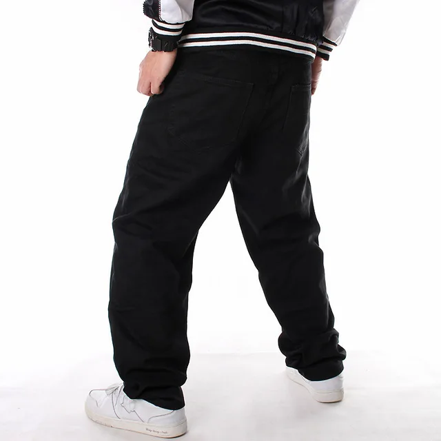 46 Inch Skateboard Mens Jeans Wide-leg 