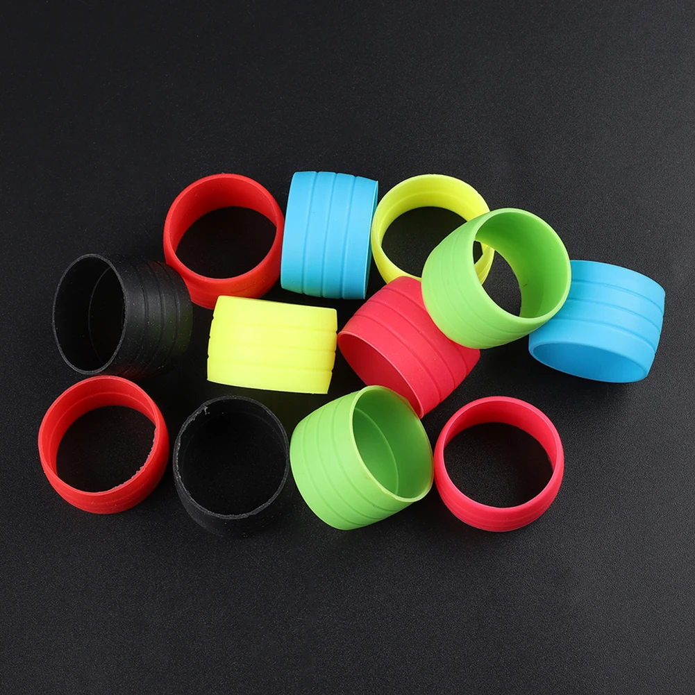 2PCS Bicycle Handlebar Tape Fixing ring Road Bike Handle Grip Wrap Holding Silicone Rings Cycling Fixed Sleeve Collar Bike Parts bike handlebar tape