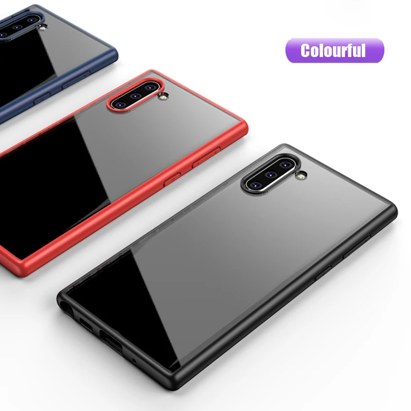 

For Samsung Note 10 Pro Case IPAKY Transparent Impact Resistant TPU+PC Hybrid Shockproof For Samsung Galaxy Note 10 Note 10 Case