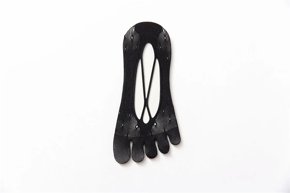 Damen Sommer Fünf-Zehen-Socken Ultradünne Lustige Unsichtbare Zehensocken Silikon Rutschfeste Anti-Reibungs-Fußschützer – Detail 25