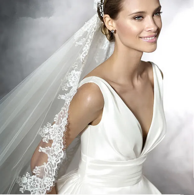 Casamento vestido de noiva pleat модное сексуальное свадебное платье с открытой спиной и v-образным вырезом простое бальное платье платья для матери невесты