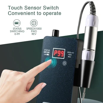 

Portable Nail Drill Machine Electric Nail File Nail Drill Pen for Acrylic Nails Manicure Pedicure Nail Polishing Cuticle Removal