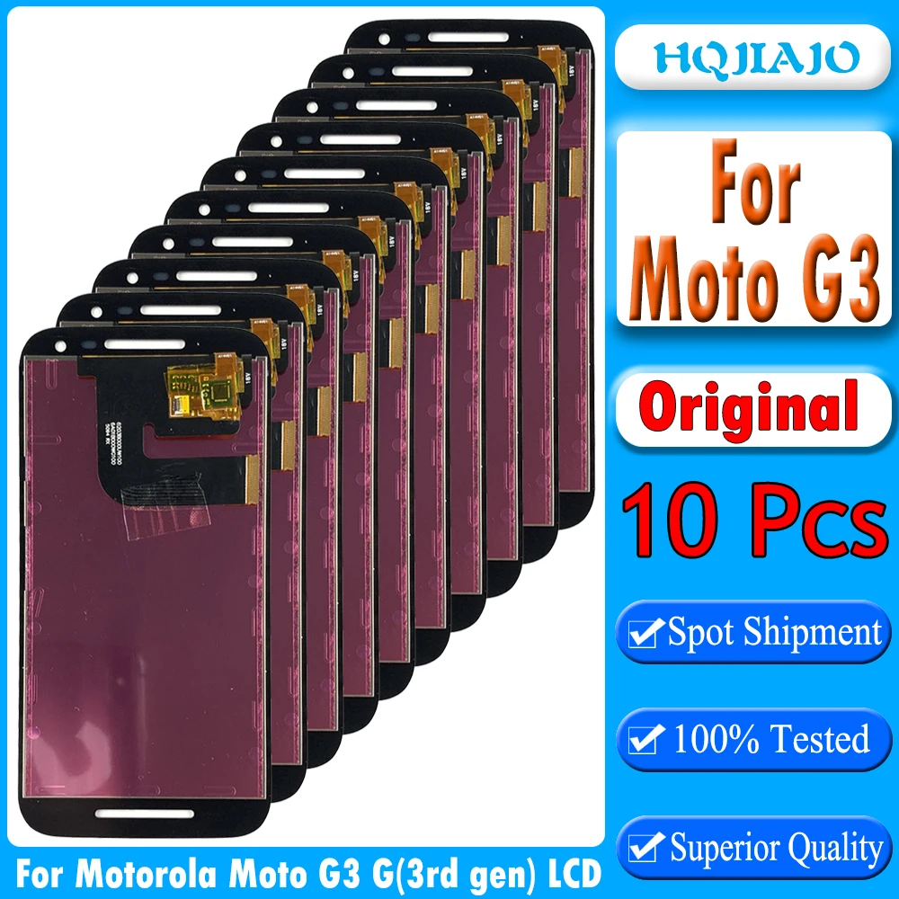 10 шт./лот тестовый комплект для Motorola MOTO G3 G 3rd gen XT1544 XT1550 XT1540 сенсорный экран