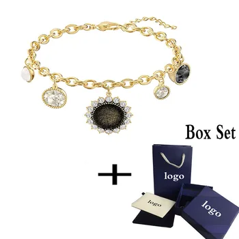 

Fashion Jewelry SWA 2020 New VINTAGE SWAN Bracelet Starry Sky Decoration Elegant Romantic Jewelry Engagement Birthday Gift