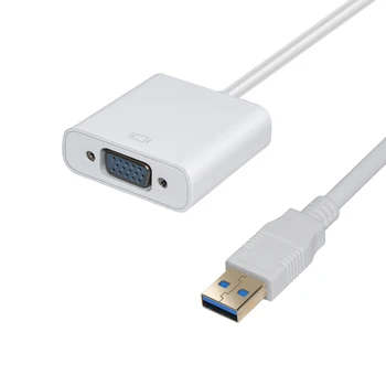 

DeepFox USB 3.0 To VGA Adapter External Video Card Multi Display Converter For Win 7/8/10 Desktop Laptop PC Monitor Projector