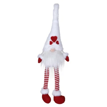

Christmas Santa Doll Gnome With Long Legs Nordic Nisse Sockerbit Dwarf Elf Handmade Swedish Stuffed Toy Home Ornaments Santa New