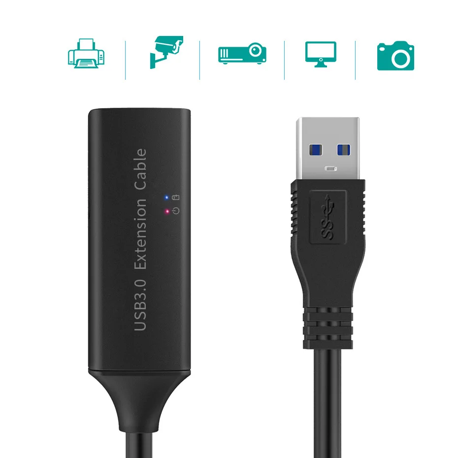 Активный USB 3.0 кабельный удлинитель с усилителем усилителя 5M 16.5ft 3 0 A male to female для