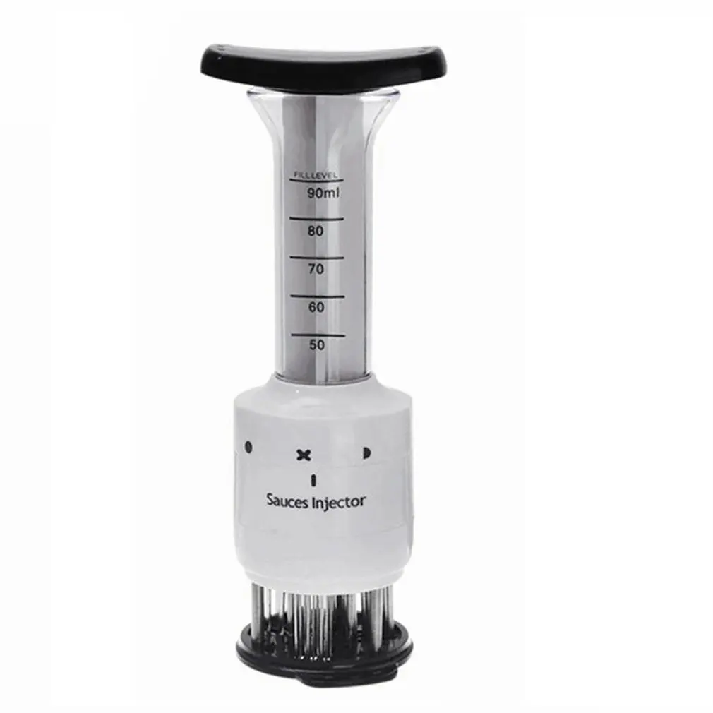 

Meat Tenderizer Needles Marinade Flavor Syringe Stainless Steel QuickDone Injection Type Kitchen Gadget Kitchenware