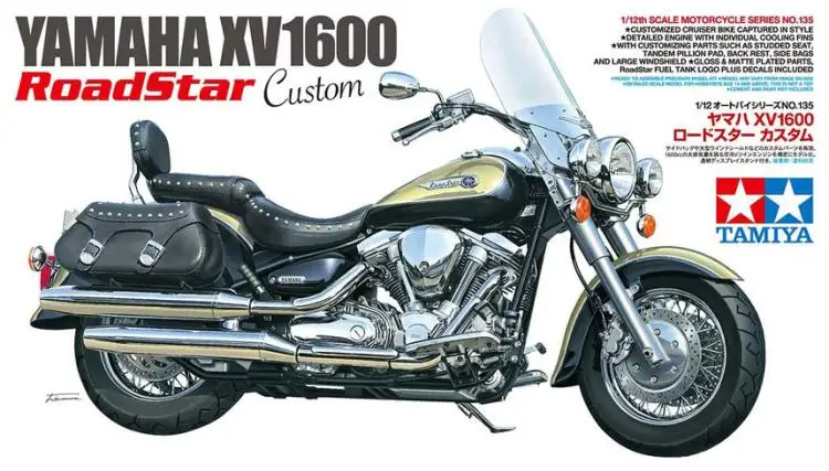 1/12 YAMAHA XV1600 Road Star Заказная модель мотоцикла 14135