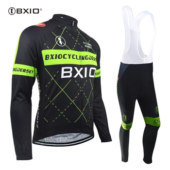 

BXIO Cycling Jersey Sets Roupa Ciclismo Bike Bicicleta Cycling Clothing For Men Mountain Jersey Wielerkleding Winter Skinsuit
