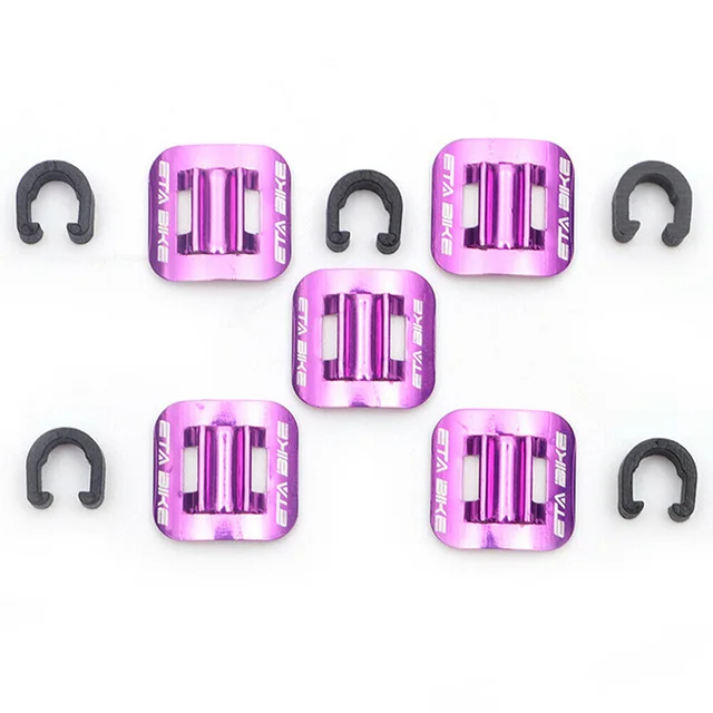 Bicycle C Clips Line Pipe Cable Housing Guide Tubing Fixed Clamp Cord Holder Kit