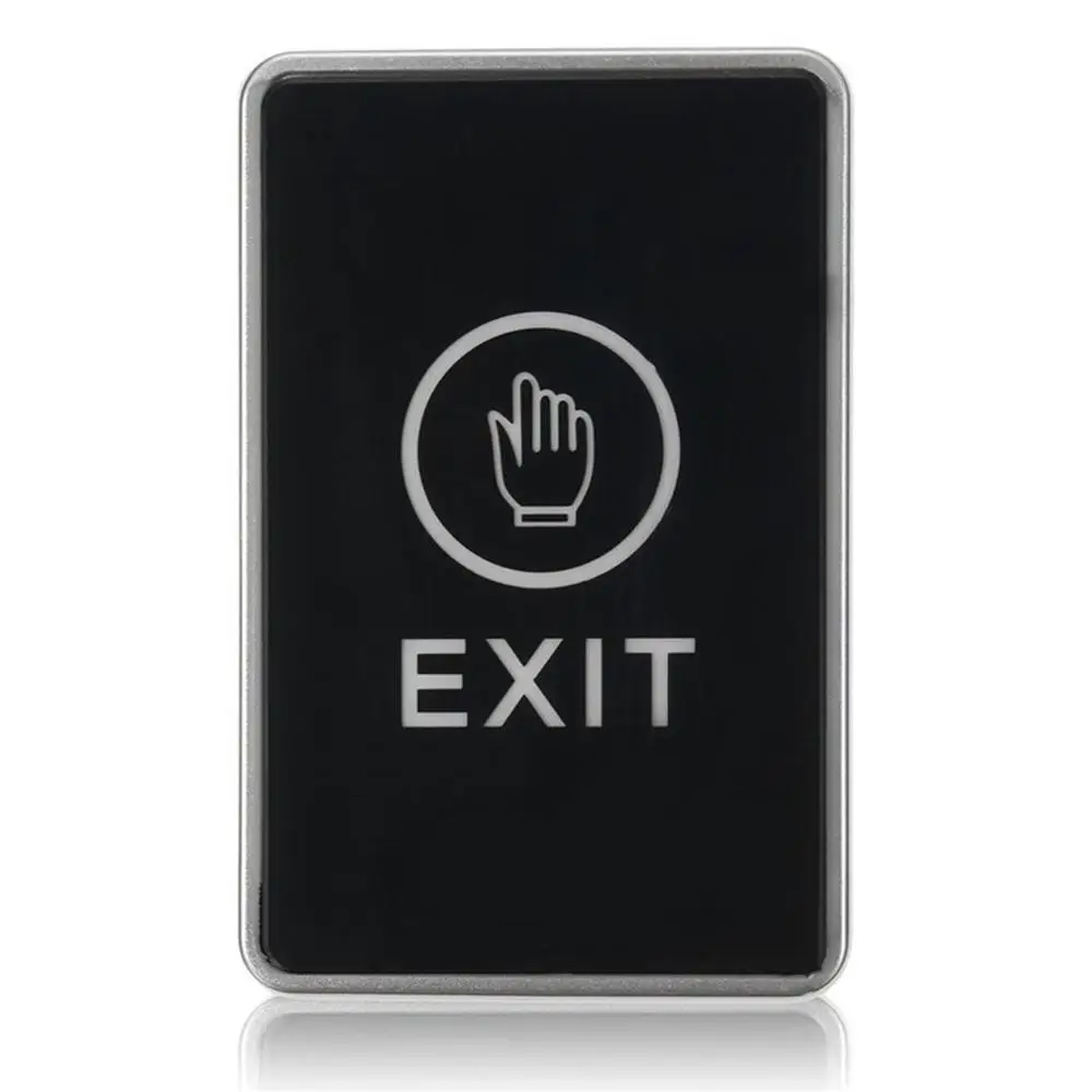

Push Touch Sensor Exit Button Security Access Control System Door Exit Release Button With LED Indicator Light For Home Office