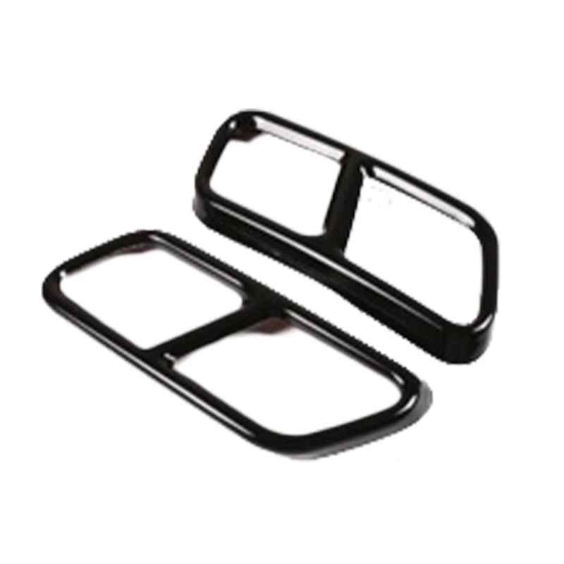 2 шт. автомобильные аксессуары выхлопная труба задняя крышка Накладка для Mercedes Benz