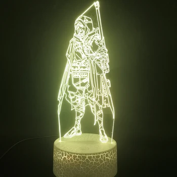 

Overwatch 3d LED Night Light for Children Game OW LED 3D Visual Lamp Table Decorative Light Children Christams Gift OW Lamp