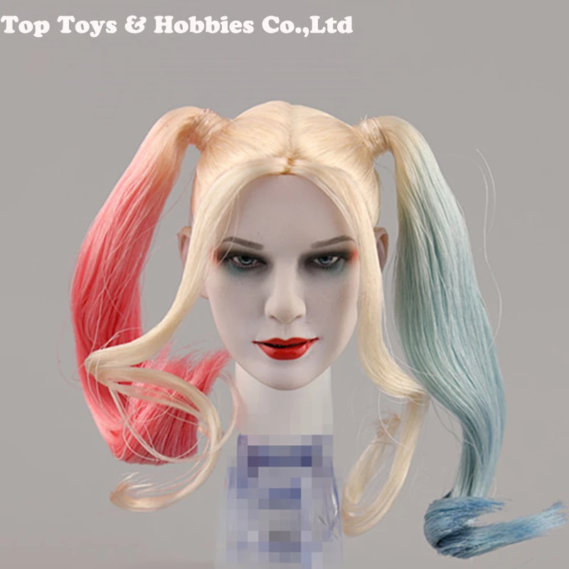 

The Joker clown CT-001 1/6 Scale CT001 Suicide Squad Harley Quinn head Costumes Clothes Sets + Head sculpt for 12inches figure