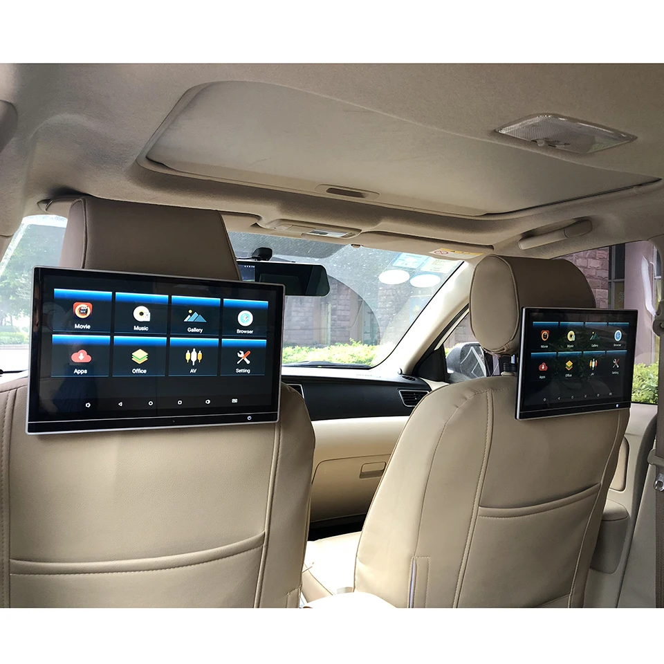 12,5 Inch 8-Core HD Android 8,1 подголовник автомобиля монитор WI-FI автомобиль 4K видео плеер Bluetooth заднего сиденья Развлечения Системы для Toyota