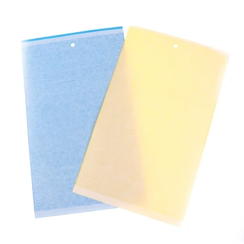 

5Pcs Two-sided Glue Stickers Blue/Yellow Hang Fly Trap Catchers Bug Insect Killer Pest Control For Balcony Garden Livestock Farm