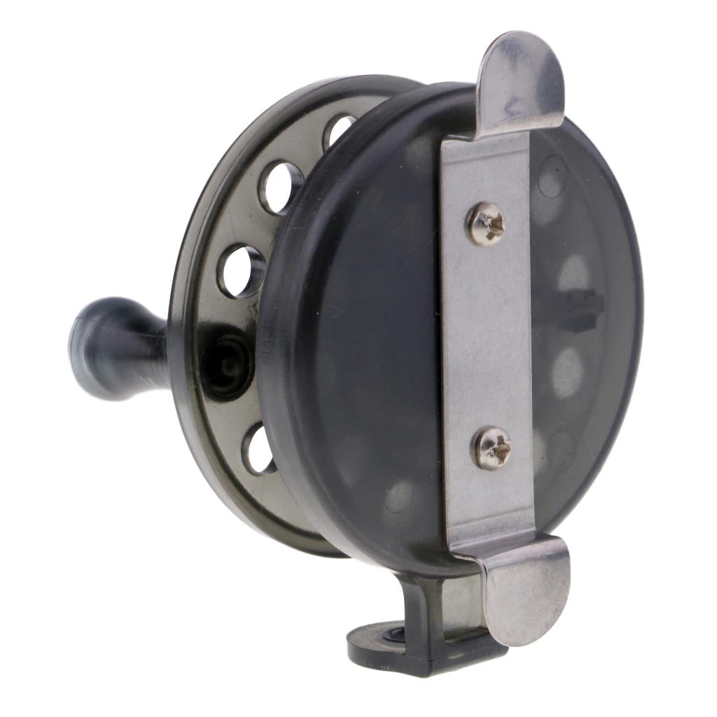 Mini Ice Fishing Reels Lightweight Rock/Fly Fishing Reel Fishing Wheel Black