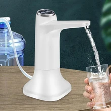 

Water Dispenser Electric Water Bottle Pump with Base USB Water Dispenser Portable Automatic Water Pump Bucket Bottle Dispenser