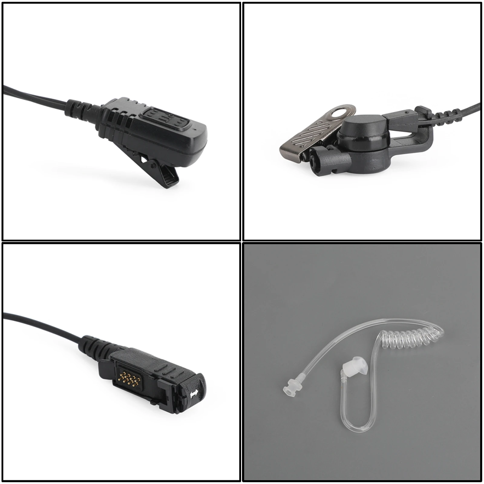 Artudatech Walkie Talkie AirTube гарнитура подходит для Motorola XPR 3300 3500 XIR P6600 P6620 E8600 E8608|Запчасти и
