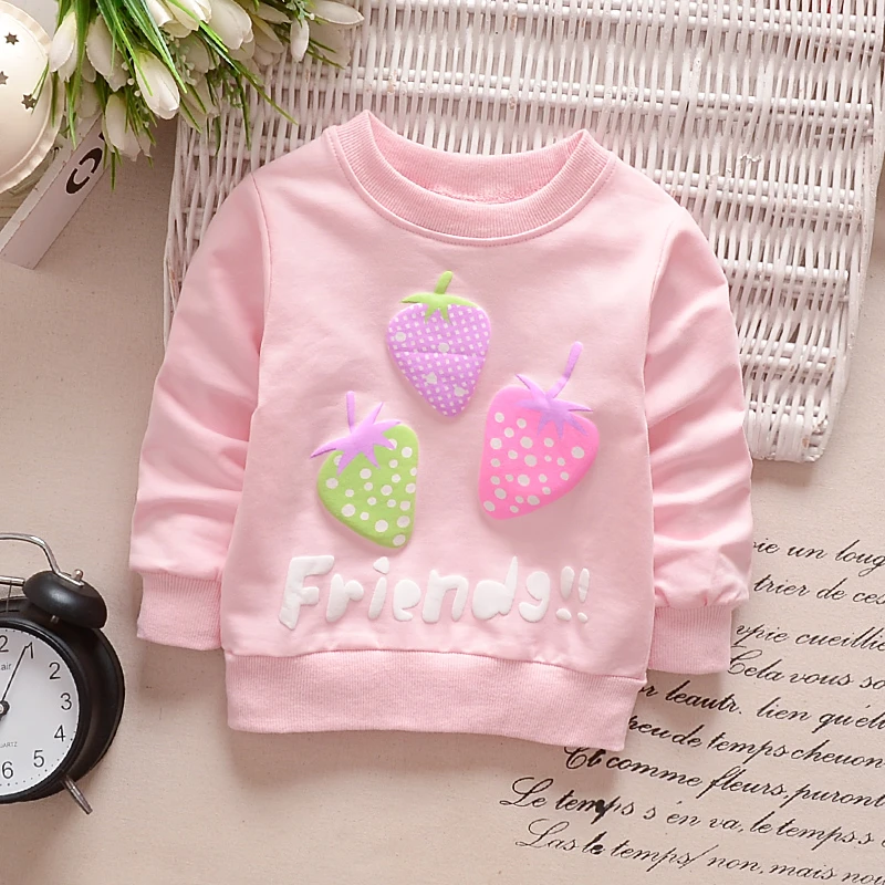 Sudadera para bebé y niña, Camiseta algodón para niña, suéter niña, ropa para bebé primavera y otoño, gran oferta|Sudaderas con capucha y sudaderas| - AliExpress