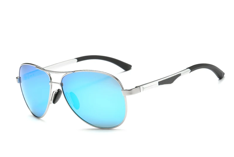Модель года: поляризованные солнцезащитные очки в оправе из алюминиево-магниевого сплава с пружинными петлями для ног. Мужские солнцезащитные очки в подарочной коробке