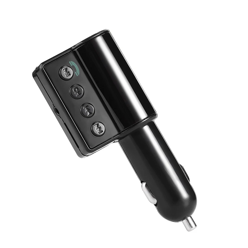 Универсальный Bluetooth fm-передатчик BC09 автомобильное зарядное устройство Hands-free 5V 2.1A/1A Bluetooth независимое вкл/выкл, канал+/-кнопка