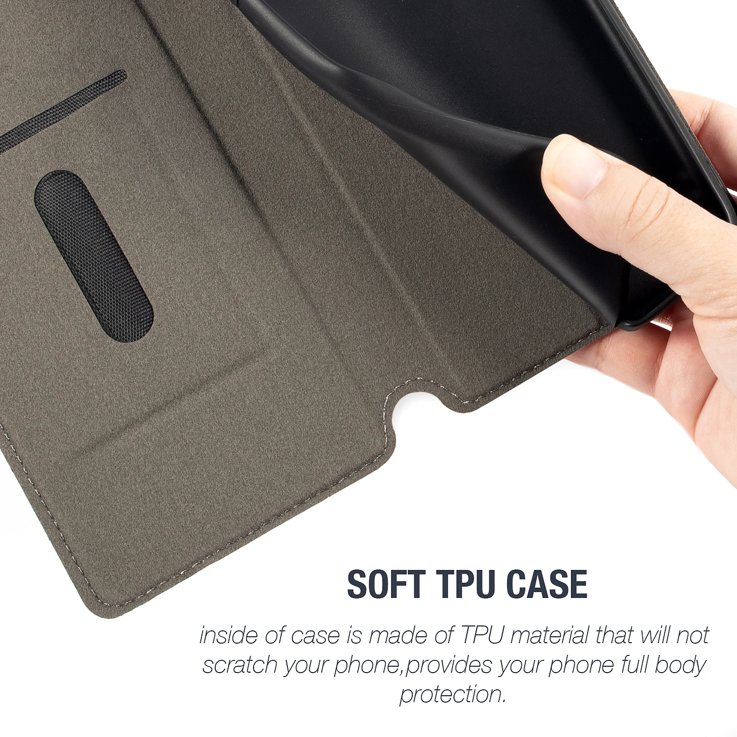 Étui Portefeuille Cuir PU Pour Wiko Sunset 2 - Rayures Bleu Ciel, Rabat Magnétique, Emplacements Cartes, Support Intégré
