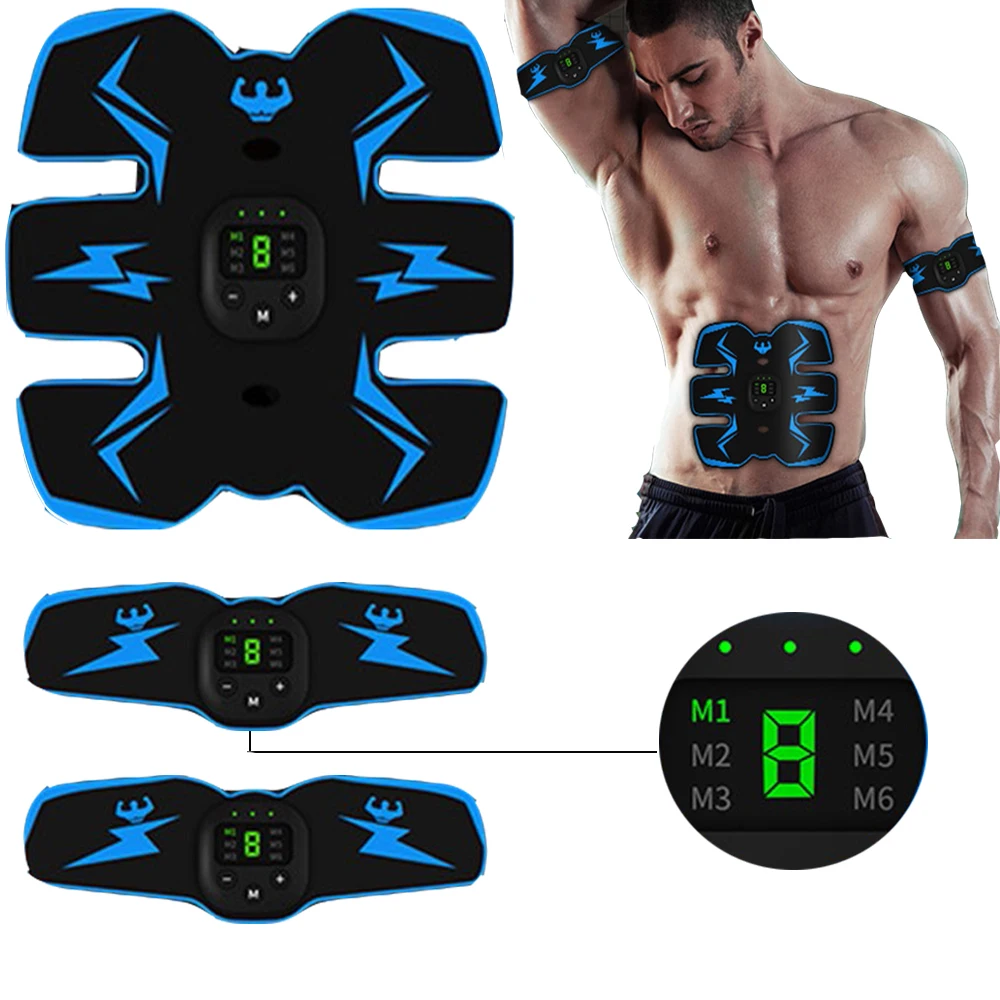 

Fitness Muscle Trainer Stimulator Body Slimming Shaper Machine Abdominal Muscle Exerciser Training Body Building Massager