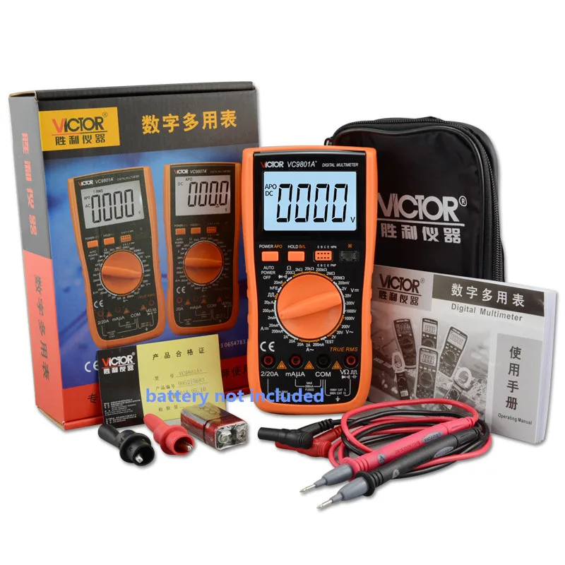 Digital-Multimeter-VICTOR-VC9805A-True-RMS-DMM-AC-DC-Ammerter-Resistance-Capacitance-Inductance-Frequency-Temperature-tester (4)