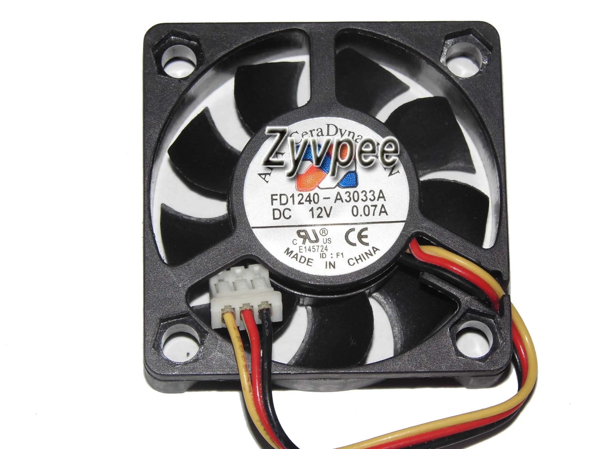 Zyvpee ARX 40*10 мм FD1240-A3033A 12V 0.07A 3 жилы 3 шпильки 4 см чехол вентилятор, мини-кулер