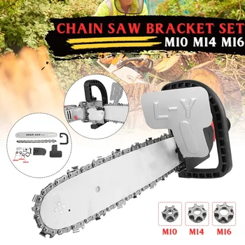 

Electric chain saw converter for 100/125/150 angle grinder substation chain saw automatic refueling electric chain saw