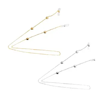 

Fashion Necklace Jewelry Five-pointed Star Metal Glasses Hanging Chain