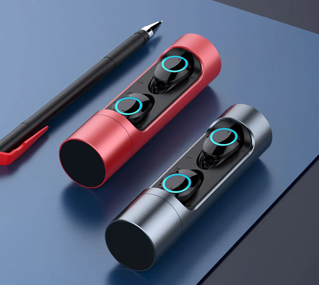 Mosunx Беспроводной Bluetooth наушники Bluetooth 5,0 сенсорный Управление IPX6 Водонепроницаемый, Hi-Fi, в уши, гарнитура, супер звучание баса, Портативный bluetooth гарнитура