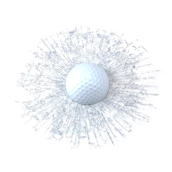 

3D Prank Tricky Creative Glass Window Stickers Funny Auto Car Styling Ball Hits Car Body Window Sticker Self Adhesive Decal Acce