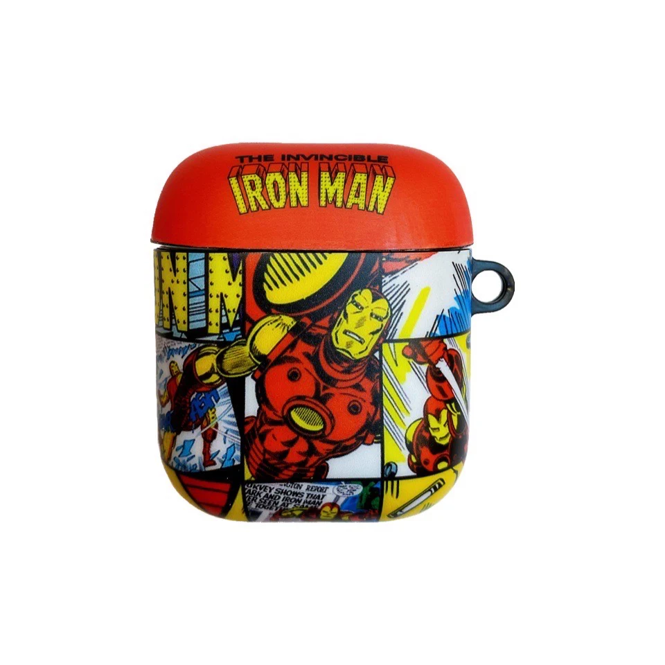 2 Беспроводные bluetooth-наушники Marvel с милым мультяшным мстителем, милый чехол для Apple AirPods 2& 1, мягкий чехол из ТПУ для зарядки - Цвет: 2