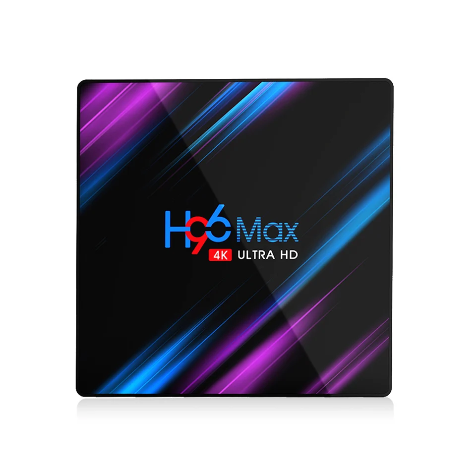 H96 Max Smart Android 9,0 ТВ приставка Rockchip RK3318 2,4G& 5,8G Wifi BT4.0 H96Max 4G 64GB USB 3,0 4K медиаплеер Android телеприставка