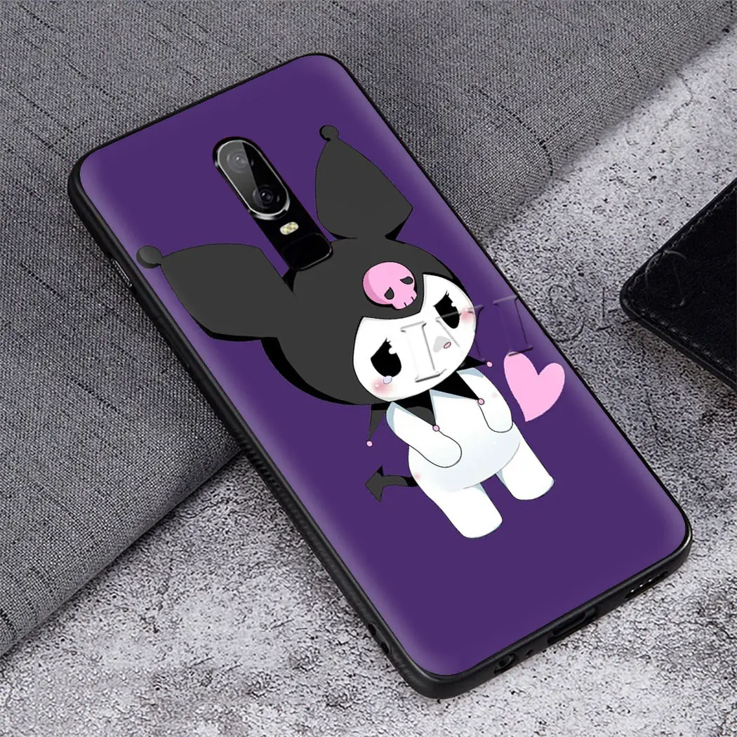 IYICAO Kuromi Красочный Милый Мягкий силиконовый чехол для телефона для oneplus 7 7T pro 5 5t 6t чехол